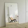 Miroirs - Très grand miroir pleine longueur avec cadre noir (110 x 210 cm) - SCANDINAVIAN GLASSFACTORY