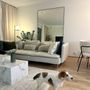 Mirrors - Extra Large Full Length Mirror With Black Frame (130x220cm) - SCANDINAVIAN GLASSFACTORY