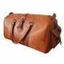 Petite maroquinerie - Sac de week-end en cuir - BERBER LEATHER