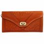Petite maroquinerie - Grand porte-monnaie en cuir à trois volets - BERBER LEATHER