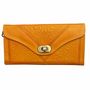 Petite maroquinerie - Grand porte-monnaie en cuir à trois volets - BERBER LEATHER