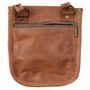 Leather goods - Leather travel pouch with shoulder strap - BERBER LEATHER