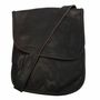 Leather goods - Leather travel pouch with shoulder strap - BERBER LEATHER