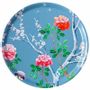 Trays - Round peony tray - PARADISIO IMAGINARIUM