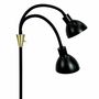 Floor lamps - Lilje Black/ brass Floor lamp - DYBERG LARSEN