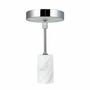 Lampes de table - Lampe de table LED rechargeable Starlight chrome/marbre blanc - DYBERG LARSEN