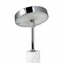 Lampes de table - Lampe de table LED rechargeable Starlight chrome/marbre blanc - DYBERG LARSEN