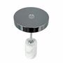 Lampes de table - Lampe de table LED rechargeable Starlight chrome/marbre blanc - DYBERG LARSEN