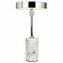 Lampes à poser - Lampe de table LED rechargeable Starlight chrome/marbre gris - DYBERG LARSEN