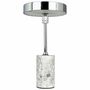 Lampes à poser - Lampe de table LED rechargeable Starlight chrome/marbre gris - DYBERG LARSEN
