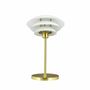Lampes à poser - Lampe de table DL20 LED Opale/Laiton rechargeable - DYBERG LARSEN