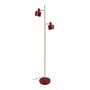 Lampadaires - Lampadaire Ocean Rouge foncé/laiton - DYBERG LARSEN