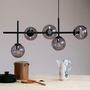 Hanging lights - Como Long table pendant black - DYBERG LARSEN