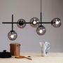 Hanging lights - Como Long table pendant black - DYBERG LARSEN