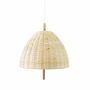 Hanging lights - AMA hanging lamp in natural wicker - LUXCAMBRA