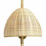Wall lamps - AMA wall lamp in natural wicker - LUXCAMBRA