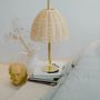 Table lamps - AMA table lamp in natural wicker - LUXCAMBRA