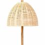 Table lamps - AMA table lamp in natural wicker - LUXCAMBRA