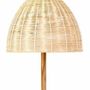 Table lamps - AMA table lamp in natural wicker - LUXCAMBRA