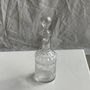 Accessoires à poser - Petit flacon en verre bouchon rond vintage H22,5 - OFFICE OBJETS