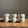 Mugs - 6 stoneware cups with botanical illustration of medicinal plants - OFFICE OBJETS