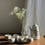 Mugs - 6 stoneware cups with botanical illustration of medicinal plants - OFFICE OBJETS