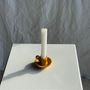 Candlesticks and candle holders - Mini yellow candle holder Pottery Massucco Aubagne - OFFICE OBJETS