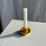 Candlesticks and candle holders - Mini yellow candle holder Pottery Massucco Aubagne - OFFICE OBJETS