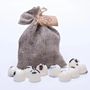 Candles - Scented Natural Wax Melts in Linen Bag of 10 each, Lavender, pink bag - BEAUTY SCENTS CANDLES