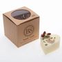 Bougies - Petites bougies parfumées en forme de cœur avec boutons de rose, boîte de 6, Melon - BEAUTY SCENTS CANDLES