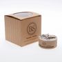 Candles - Small Scented Soy Candle With Wild Flowers box of 6, Apple - BEAUTY SCENTS CANDLES