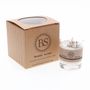 Candles - Small Scented Soy Candle With Wild Flowers In Glass Container box of 6, Apple - BEAUTY SCENTS CANDLES