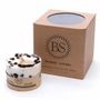 Candles - Small Scented Soy Candle With Coffee Beans box of 6, Chocolate & Mint - BEAUTY SCENTS CANDLES