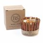 Candles - Large Scented Soy Candle With Long Cinnanon box of 6, Lime & Cinnamon - BEAUTY SCENTS CANDLES