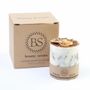 Bougies - Bougie parfumée au soja moyenne avec cannelle râpée, boîte de 6, citron vert et cannelle - BEAUTY SCENTS CANDLES