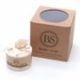 Candles - Small Scented Soy Wax Candle With Sea Shells box of 6, Jasmine - BEAUTY SCENTS CANDLES
