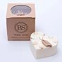 Candles - Large Heart Scented Soy Wax Candle With Sea Shells box of 6, Lavender - BEAUTY SCENTS CANDLES