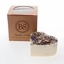 Candles - Small Heart Scented Soy Wax Candle with Wild Flowers box of 6, Lavender - BEAUTY SCENTS CANDLES
