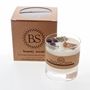 Candles - Large Scented Soy Candle With Blueberries In Glass Container box of 6, Muscat Grapes - BEAUTY SCENTS CANDLES