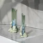 Vases - CATHARSIS, Sculptural Statement Vase for flowers in glass and stone - COKI
