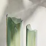Vases - CATHARSIS, Sculptural Statement Vase for flowers in glass and stone - COKI