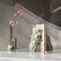 Sculptures, statuettes and miniatures - CATHARSIS, Sculptural Bookend Set of Two in stone, Ash Black - COKI