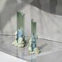 Vases - CATHARSIS, Sculptural Statement Small Vase for flowers, Soft Sage - COKI