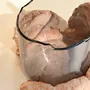 Vases - CATHARSIS, Sculptural Centerpiece Bowl in glass and stone, Dusty Coral - COKI