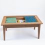Tables basses - Table basse "coffre" ouvrants hotizontaux - VITRAIL