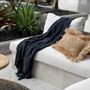 Decorative objects - The Raffia Cushion Cover Rectangular - Natural - 30x50 - BAZAR BIZAR LIVING