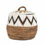 Paniers à linge - Panier de plage Little Bay, blanc naturel, L - BAZAR BIZAR LIVING