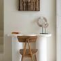 Objets de décoration - Le disque Papua Shell sur support - blanc - taille S - BAZAR BIZAR LIVING
