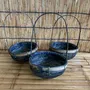 Decorative objects - CORBEILLE INDIGO ROTIN ANSEfren - BAAN