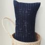 Fabric cushions - Coussin batik indigo N°1fren - BAAN